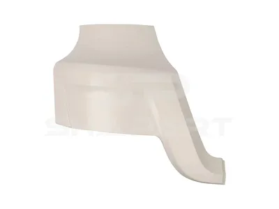 4.68316 Bumper, upper, right, white
