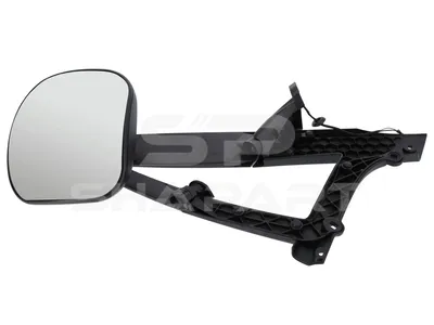 4.69069 Front mirror, with cover, R: 250 mm, W: 220 mm, H: 220 mm