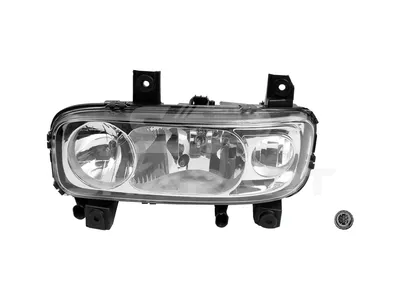 4.69701 Headlamp, left, with adjusting motor, 24 V, H7