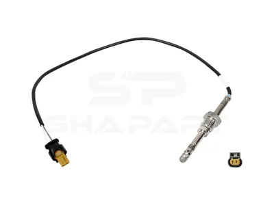 4.69776 Exhaust gas temperature sensor, M14 x 1,5, SW: 17, L: 530 mm, L: 400 mm, 2 poles
