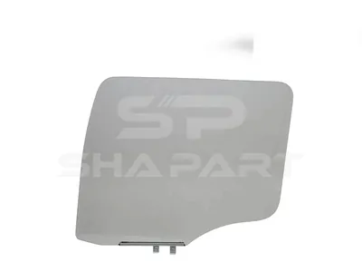 4.70742SP Side glass, left, clear, wooden box