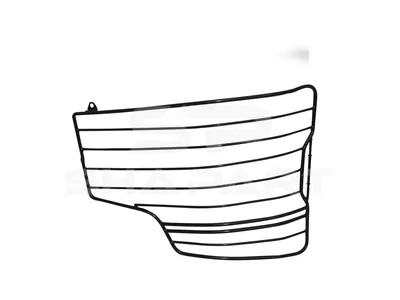 4.71434 Covering grille, headlamp, left