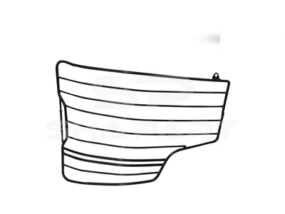 4.71435 Covering grille, headlamp, right