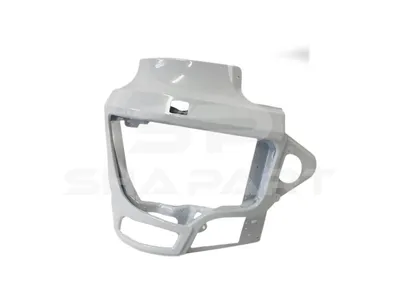 4.74208 Bumper corner, right, white primed