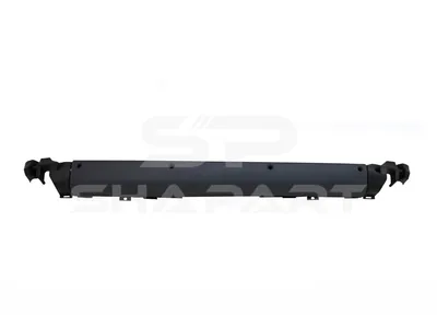 4.74237 Bumper, rear, light grey
