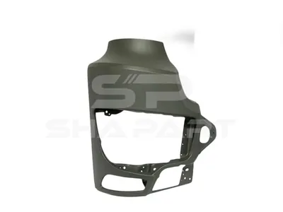 4.74257 Bumper corner, right, grey