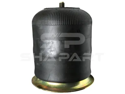 4.80374 Air spring, with steel piston, D: 155 mm, Dmax: 310 mm, M16 x 1,5, M24 x 1,5, L: 245 mm