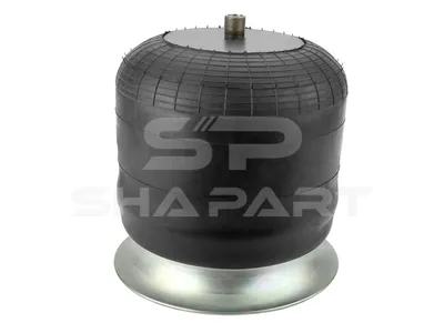 4.80862 Air spring, with steel piston, D: 297 mm, M16 x 1,5, M24 x 1,5, L: 197 mm