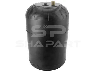 4.80990 Air spring, without piston, d: 151 mm, D1: 300 mm, D2: 180 mm, M16 x 1,5, M24 x 1,5, L: 489 mm