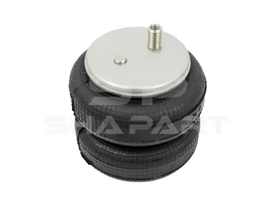 4.81373 Air spring, D: 112 mm, 1/8" x 27 NPT, 5/8" x 18 UNF, L: 150 mm
