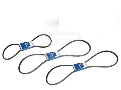 4.90718 V-belt kit, L1: 1100 mm, L2: 1750 mm, W: 13 mm, AVX13X1100/1750, 3 belts
