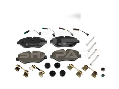 4.90938 Disc brake pad kit, with accessories, W: 163.3 mm, S: 20.5 mm, H: 67 mm