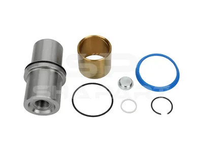 4.91111 King pin kit, D: 68 mm, D1: 60 mm, D2: 55 mm, M24 x 1,5, L: 126 mm