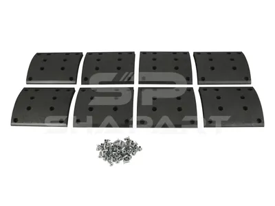 4.91133 Drum brake lining kit, axle kit, W: 220 mm, S: 18 mm