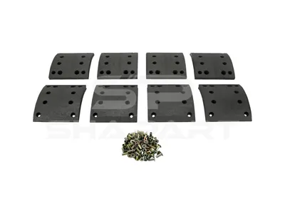 4.91135 Drum brake lining kit, axle kit - oversize, W: 160 mm, S: 18 mm