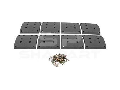 4.91137 Drum brake lining kit, axle kit, W: 220 mm, S: 17 mm