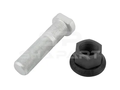 4.91234 Wheel bolt, complete, M22 x 1,5, LTh: 54 mm, Lu: 86 mm, SW: 32, L: 96.5 mm, 10.9