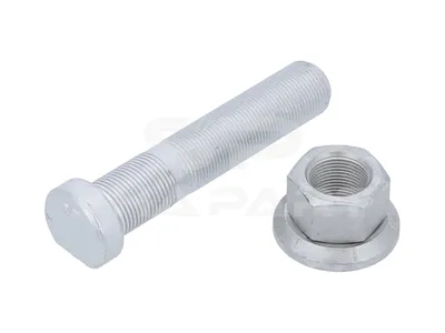4.91435 Wheel bolt, complete, surface: geomet, M22 x 1,5, LTh: 40 mm, Lu: 110 mm, D: 32 mm, L: 121 mm, 10.9