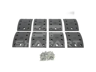 4.91452 Drum brake lining kit, axle kit - oversize, W: 140 mm, S: 18 mm