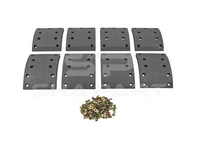 4.91456 Drum brake lining kit, axle kit, W: 160 mm, S: 18 mm