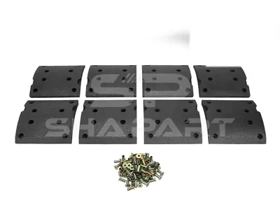 4.91494 Drum brake lining kit, axle kit - oversize, W: 180 mm, S: 18.3 mm