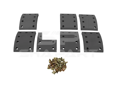 4.91496 Drum brake lining kit, axle kit, W: 140 mm, S: 16.9 mm