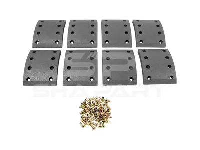 4.91545 Drum brake lining kit, axle kit, D: 410 mm, W: 140 mm, S: 17 mm