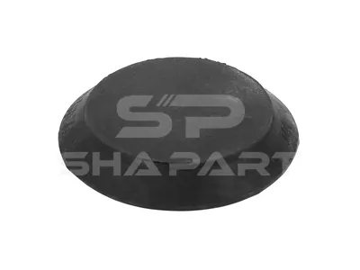5.10123 Buffer stop, D: 25 mm, D1: 58 mm, D2: 74 mm, H: 17 mm