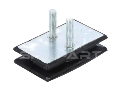 5.10134 Buffer stop, Lb: 25 mm, M8 x 1,25, LTh: 30 mm, L: 85 mm, W: 50 mm, H: 21.5 mm