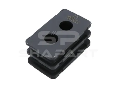 5.10418 Buffer stop, suspension, b1: 13 mm, b2: 24 mm, Lb: 40 mm, L: 110 mm, W: 63 mm, H: 55 mm