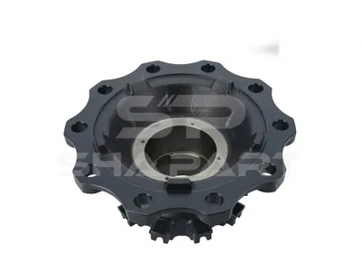 5.20171 Wheel hub, without bearings, d1: 125 mm, d2: 125 mm, D: 383 mm, 10 bores, b: 25 mm, H: 139.5 mm