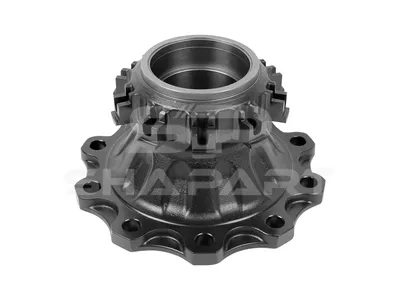5.20173 Wheel hub, without bearings, d1: 138 mm, d2: 138 mm, D: 383 mm, 10 bores, b: 25 mm, H: 154 mm