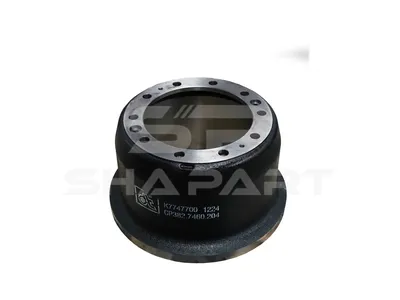 5.21204 Brake drum, D: 420 mm, 10 bores, b: 24 mm, P: 335 mm, d: 285 mm, H: 287.5 mm, B: 216 mm
