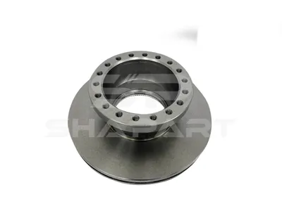 5.21257 Brake disc, D: 330 mm, 18 bores, P: 175 mm, M12, d: 150 mm, H: 119 mm, S: 34 mm, s: 28 mm