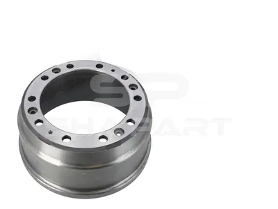 5.21281 Brake drum, D: 419 mm, 10 bores, b: 25 mm, P: 335 mm, d: 285 mm, H: 228 mm, B: 168 mm