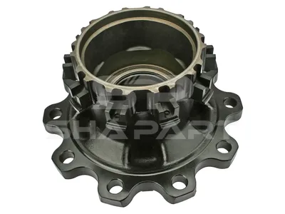 5.30170 Wheel hub, with bearing, d1: 148 mm, d2: 148 mm, D: 383 mm, 10 bores, b: 25 mm, P: 335 mm, H: 287 mm