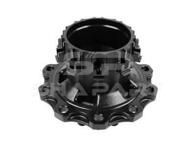 5.30174 Wheel hub, without bearings, d1: 148 mm, d2: 148 mm, D: 383 mm, 10 bores, b: 25 mm, P: 335 mm, H: 295 mm