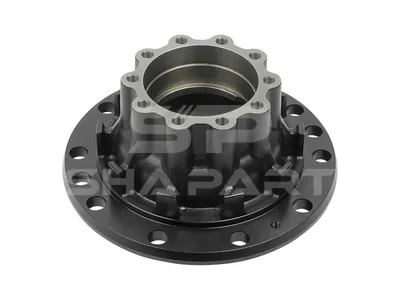 5.30175 Wheel hub, without bearings, d1: 145 mm, d2: 150 mm, D: 380 mm, 10 bores, b: 25 mm, H: 213 mm