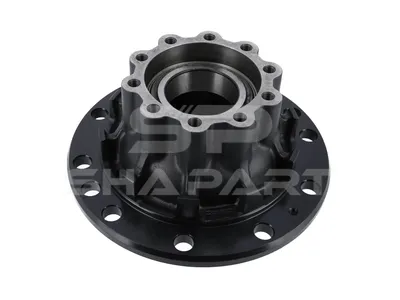 5.30176 Wheel hub, with bearing, d1: 145 mm, d2: 150 mm, D: 380 mm, 10 bores, b: 25 mm, H: 213 mm
