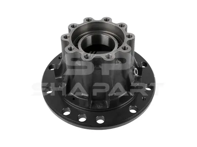 5.30180 Wheel hub, with bearing, d1: 145 mm, d2: 150 mm, D: 380 mm, 10 bores, b: 25 mm, H: 253 mm
