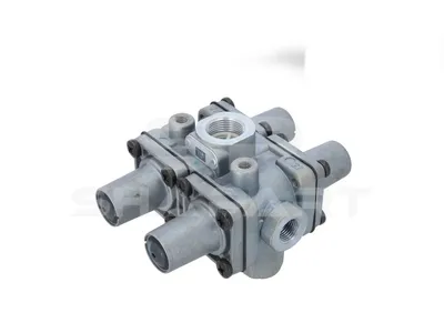 5.70172 4-circuit-protection valve, M16 x 1,5, M22 x 1,5, max. 20 bar, Po21: 7 bar, Po22: 7 bar, Po23: 7.3 bar, Po24: 7 bar, Pc21: 4.5 bar, Pc22: 4.5 bar, Pc23: 4.5 bar, Pc24: 4.5 bar