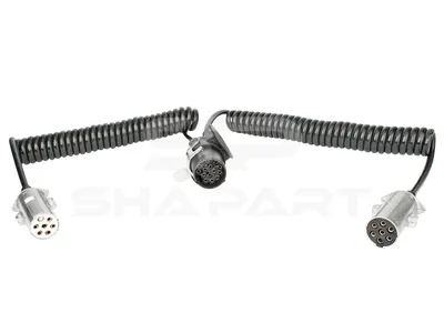 5.77045 Electrical adapter coil, 24 V, L: 3.5 m, 7 poles, ISO 1185/N, 7 poles, ISO 3731/S, ISO 12098, 15 poles