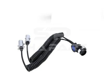 5.77054 Electrical adapter coil, 24 V, L: 4.5 m, 7 poles, ISO 1185/N, 7 poles, ISO 3731/S, 15 poles, ISO 12098