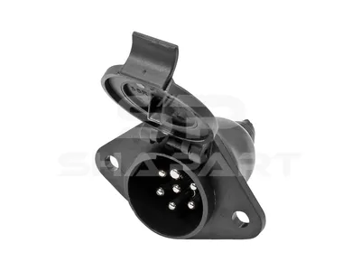 5.77070 Socket, plastic, screw connection, 24 V, ISO 1185, 7 poles