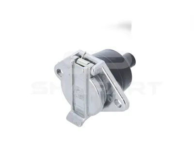 5.77071 Socket, aluminium, screw connection, 24 V, Type S, ISO 3731, 7 poles