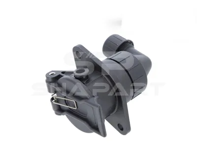5.77076 Socket, screw connection, 24 V, α: 90 °, ISO 7638, 7 poles