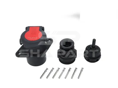 5.77082 Socket, crimp connection, 24 V, ISO 7638, 7 poles