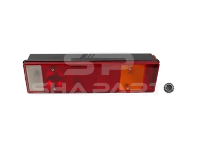 5.81129 Tail lamp, right, 24 V, P21W, Lb: 152 mm, L: 468 mm, H: 134 mm, R5W
