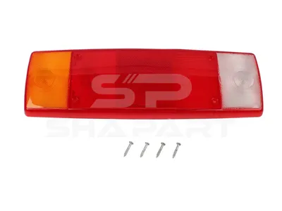 5.81130 Tail lamp glass, L: 414 mm, H: 130 mm