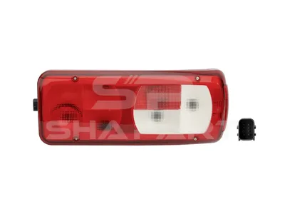 5.81199 Tail lamp, right, with reverse alarm, 24 V, Lb: 160 mm, L: 400 mm, H: 160 mm, T: 89.5 mm
